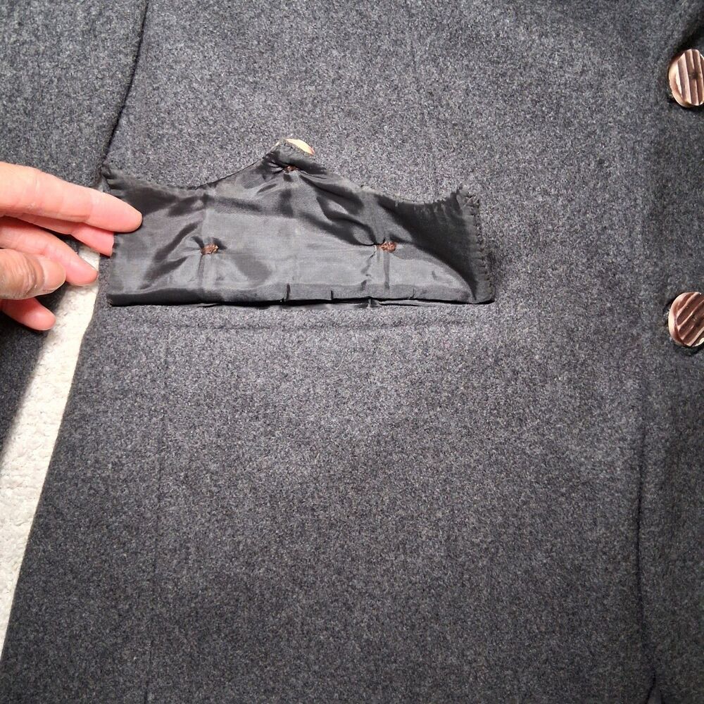 European Coat Mens S European Military Vtg Style Tailored Indie Steampunk Sz S - Picture 9 of 11